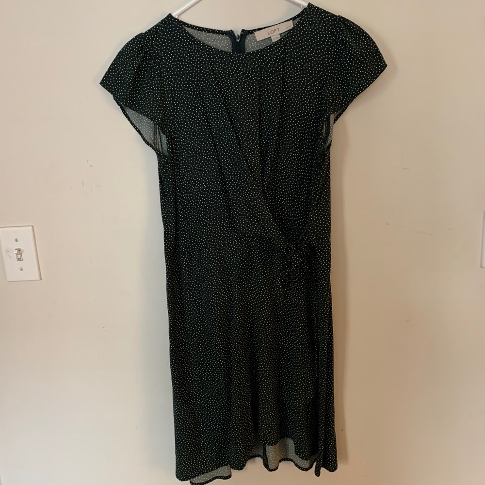 Loft ruffle dress
